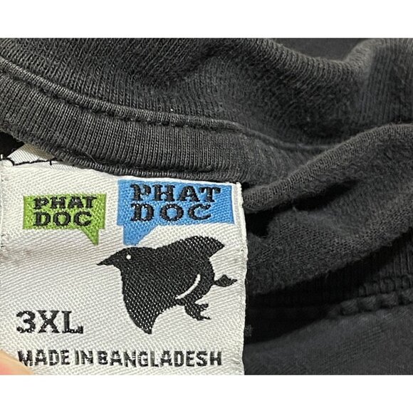 Phat Doc Michael Jordan 23 T-Shirt VTG Black Size 3XL (READ) - Picture 7 of 8